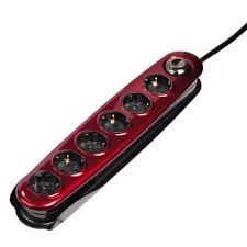 Regleta 6 Tomas Spirit Roja Hama