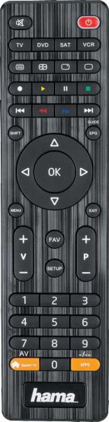 Mando Distancia Universal 4en1 Compatible SmartTV Slim Hama