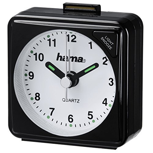 Reloj Depertador Travel A50 Negro Hama