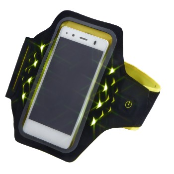 Running Brazalete XL C/LED Yellow Hama
