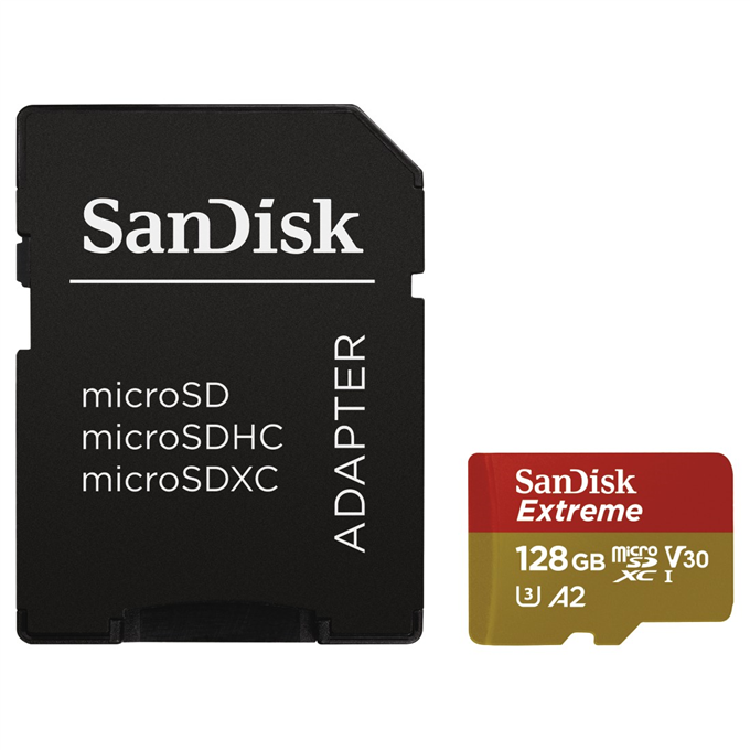 MicroSDXC Extreme 128GB+Adap SD 160MB/s Sandisk