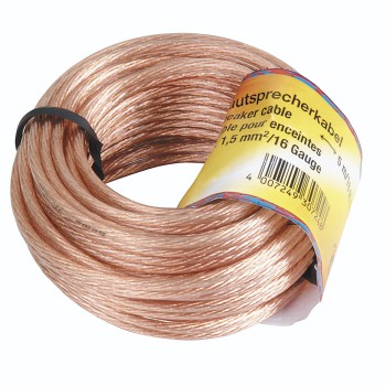 Cable Audio OFC 2x1.5mm 16GA 10m Hama