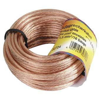 Cable Audio OFC 2x1.5mm 15m Hama