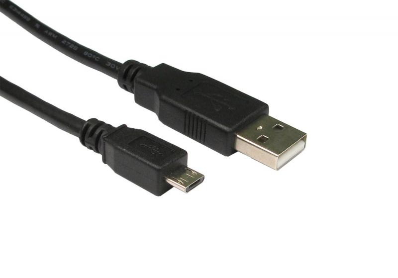 Cab. USB A M @ Micro USB 2.0V, 1.2m - Hamann