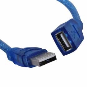 Cab. USB A Macho@USB A Hembra, 2.0V, 5m Hamann