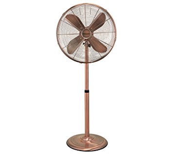 Vent. Pie 4 Aspas Cobre Retro 50W Beper