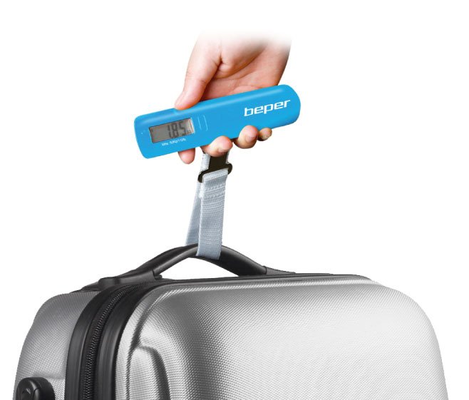 Pesa Digital Compact Equipaje/ Maletas Azul Beper