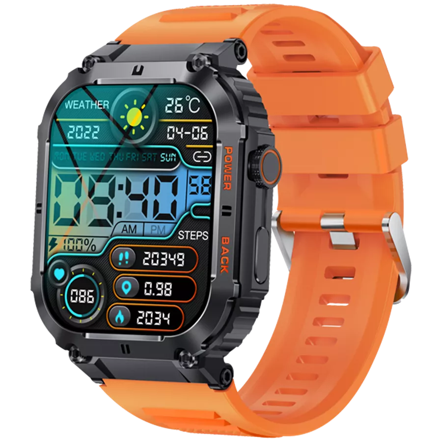 Reloj Smart Watch C/Llamada/ HR/Pasos SWC-191 Naranja Denver