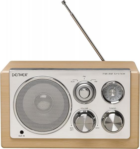 Radio Retro FM AC/DC TR-61 Light Wood Denver