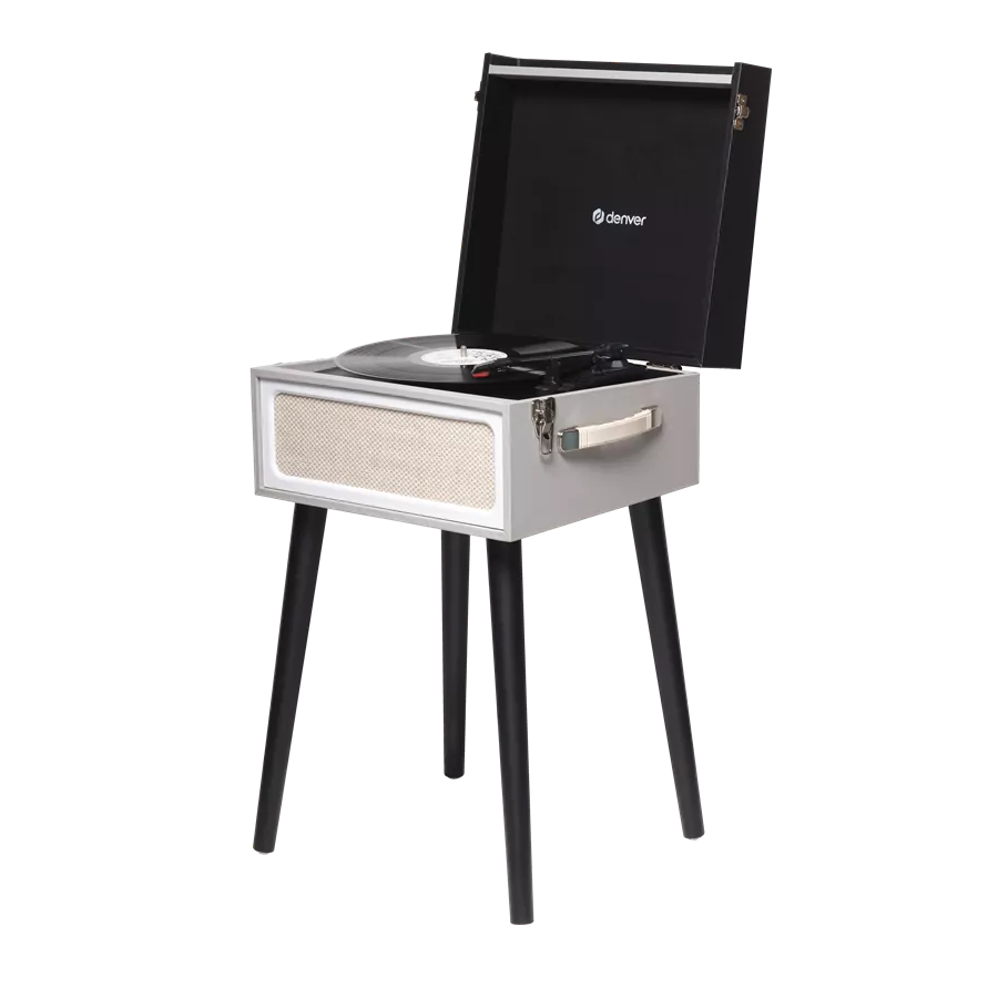 Tocadisco Mesa Retro C/Amp/BT/USB/Enco/FM Denver