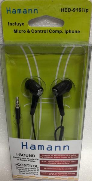 Aur. C/Micro+Cont. Vol.+Audio Negro Hamann