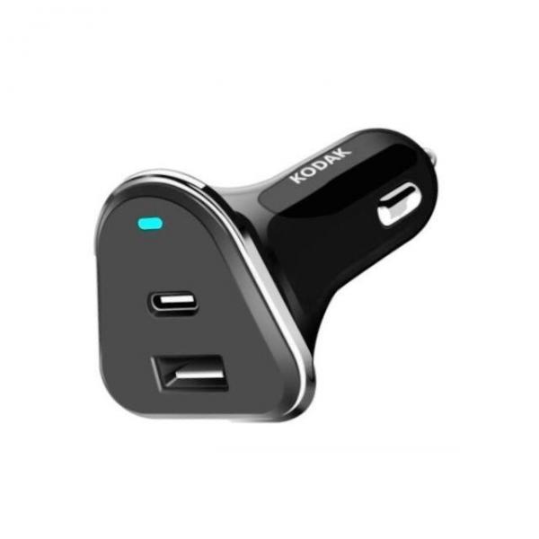 Carg 12v AC USB+USB-C PD USB:18w TypeC:30w Kodak