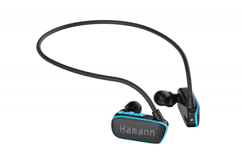Auricular Bluetooth/ MP3 Sport/Acuatico 8Gb Negro Hamann