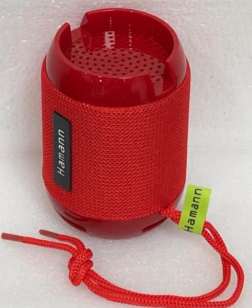 Alt. BT Mini TWS C/USB+FM+Tarj+Micro Rojo Hamann