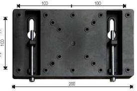 Soporte TV Fijo, Vesa 200x100 EasySmall Support Watch