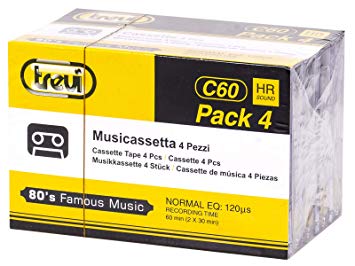 Cinta Cassette Pack4u 60min C 60 HR Trevi