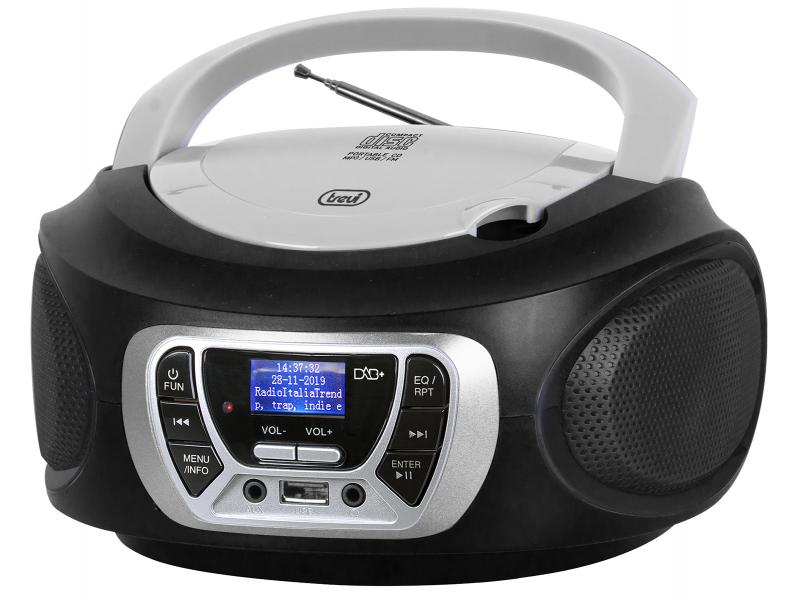 R/CD MP3 C/USB/DAB/Mando/Aux In-out CMP 510 DAB Negro Trevi