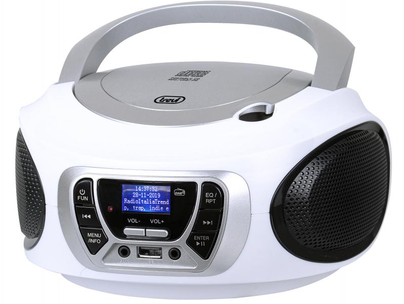 R/CD MP3 C/USB/DAB/Mando/Aux In-out Blanco Trevi
