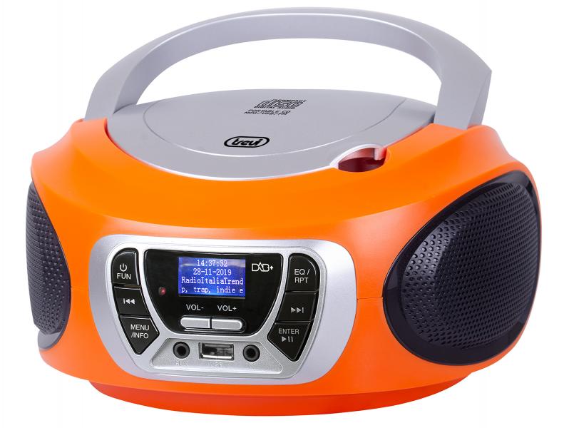 R/CD MP3 C/USB/DAB/Mando/Aux In-out CMP 510 DAB Naranja Trevi