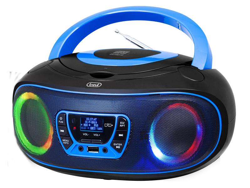 R/C MP3 C/CD/USB/DAB/Mando/Aux-In/Luz BL Trevi