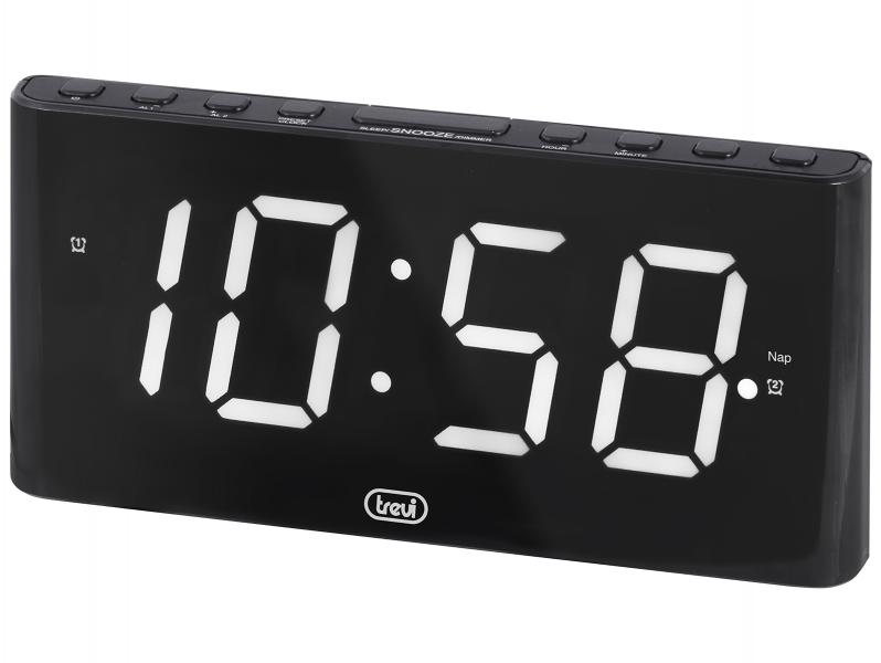 Despertador AC Jumbo Display Negro Trevi