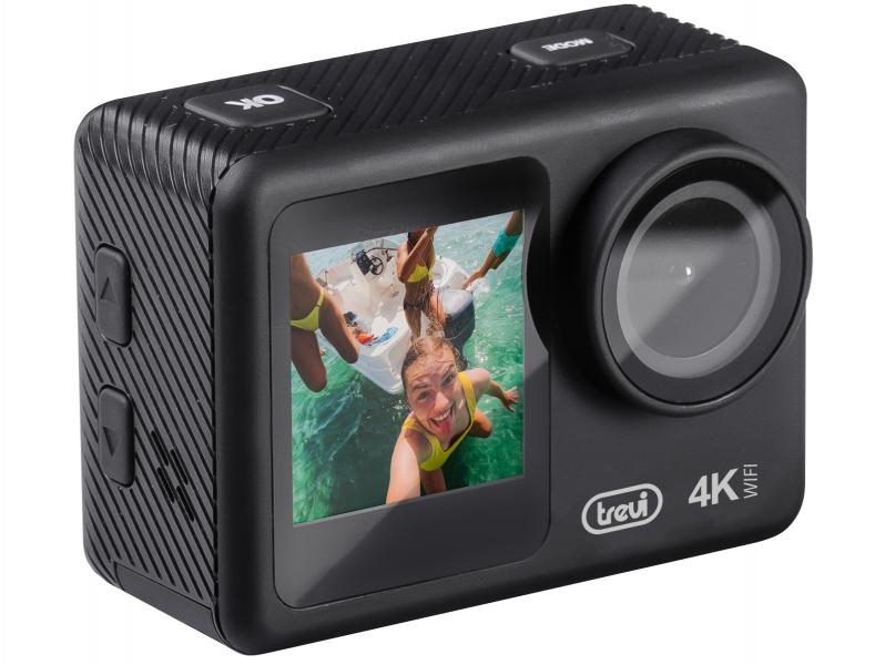 Sport Cam Wifi C/Pantalla x2 4K GO 2550 Bk Trevi
