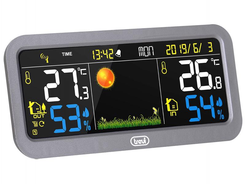 Estacion Meteo C/Alarma/Sens.Ext./RC/Disp.XL Trevi