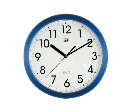 Reloj de pared 25cm Azul Trevi