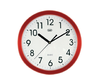 Reloj de pared 25cm Rojo Trevi