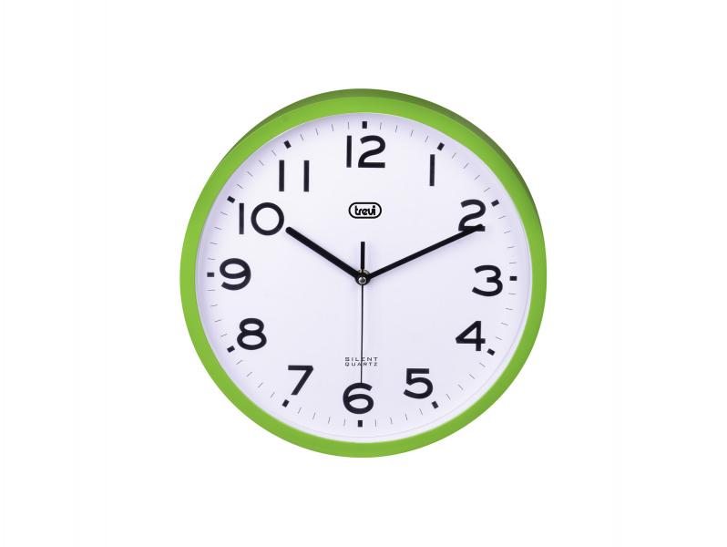 Reloj de pared 30cm Verde Trevi