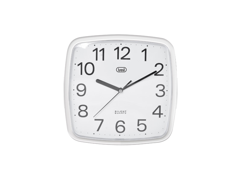 Reloj de pared 25cm Cuadrado Red Trevi