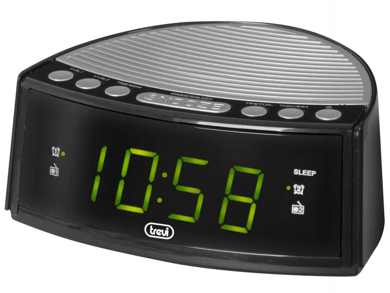 Radio Despertador AM/FM Digital Alama x2 Gr Bk Trevi