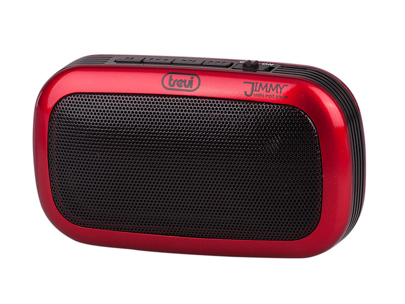 Radio / USB / Micro SD  MP3 Jimmy C/LineOut & Bateria Rojo Trevi