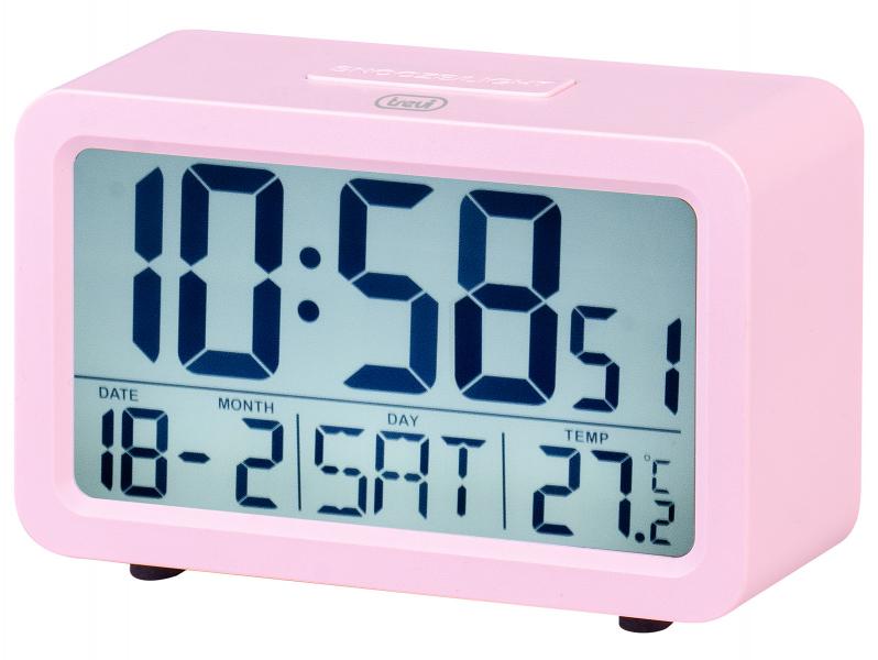 Reloj Despertador C/Temp/Calend SLD 3P60 Pk Trevi