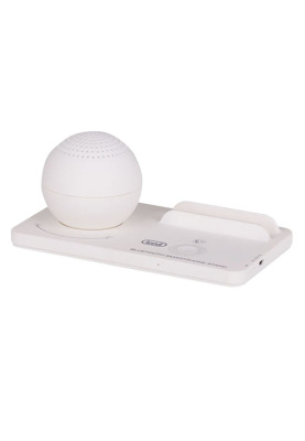 Altavoz Bluetooth C/Soporte Telelefono Blanco Trevi