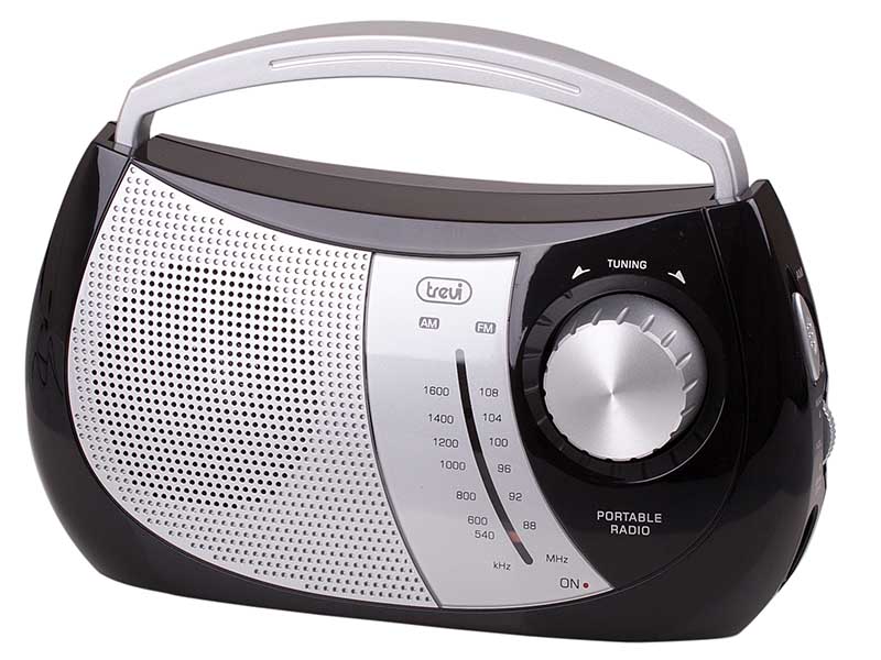 Radio AM/FM AC/DC C/Salida Aur. Negro RA 764 BK Trevi